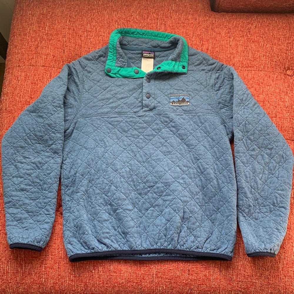 Vintage Patagonia pullover quilted sweatshirt